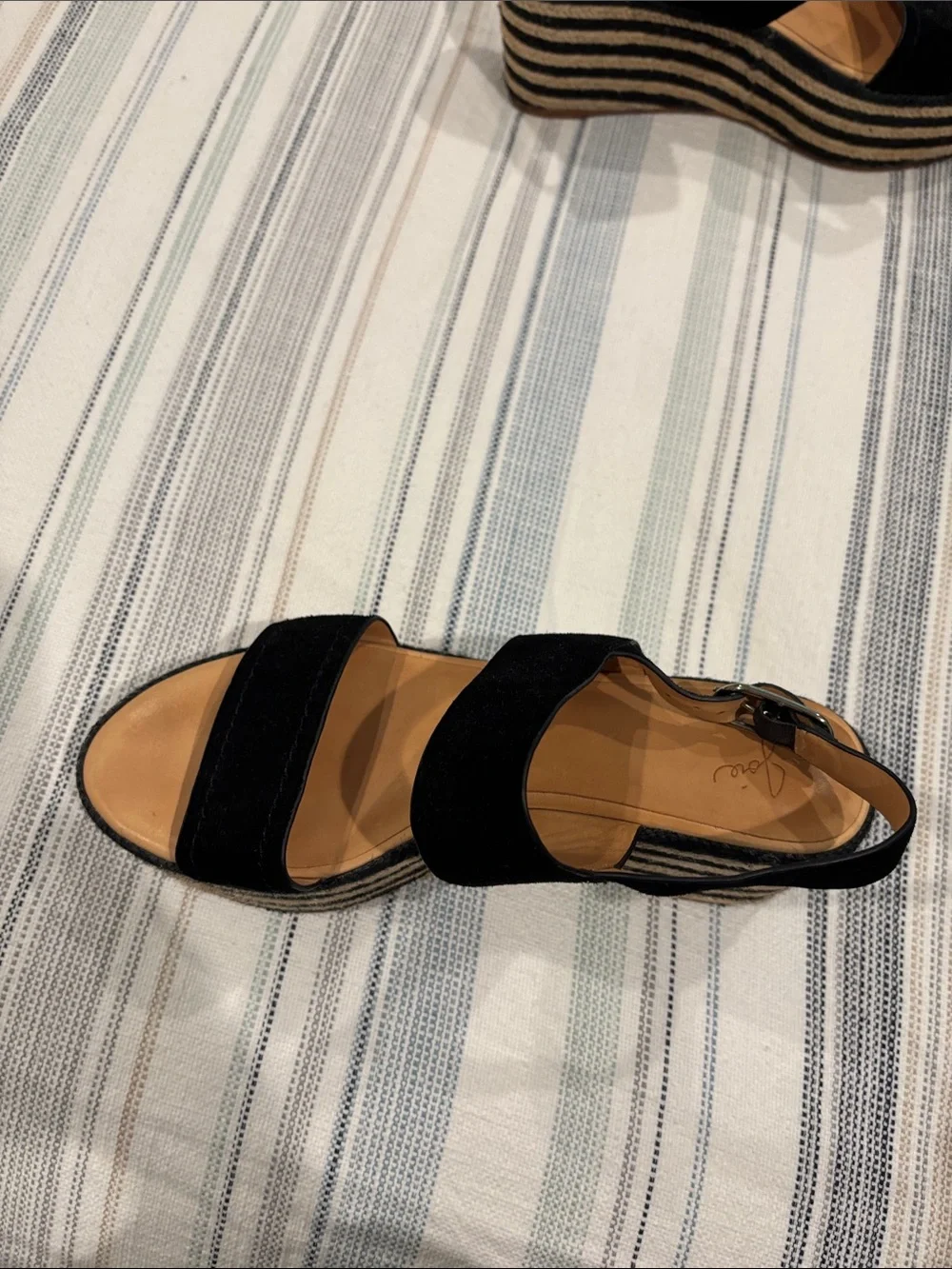 Joie black suede